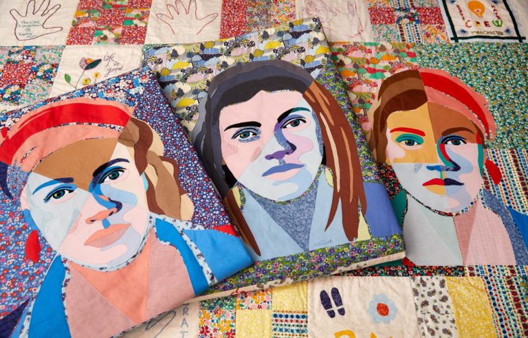 Modern slavery survivors say making quilt gave them hope